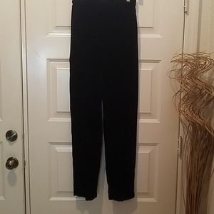 Bryan Emerson black velvet pants